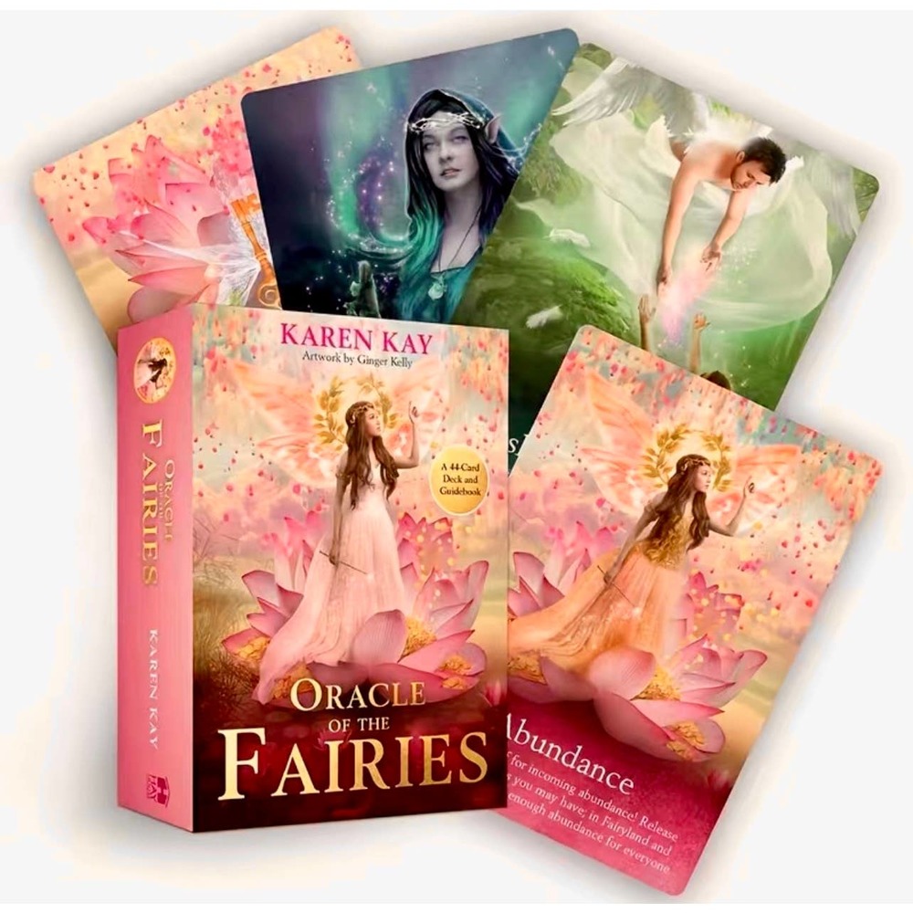 The Oracle Of The Fairies Pocket Cards (with QRCode Pdf-Guidebook)